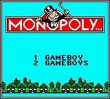 Monopoly title screen for GameBoy Color